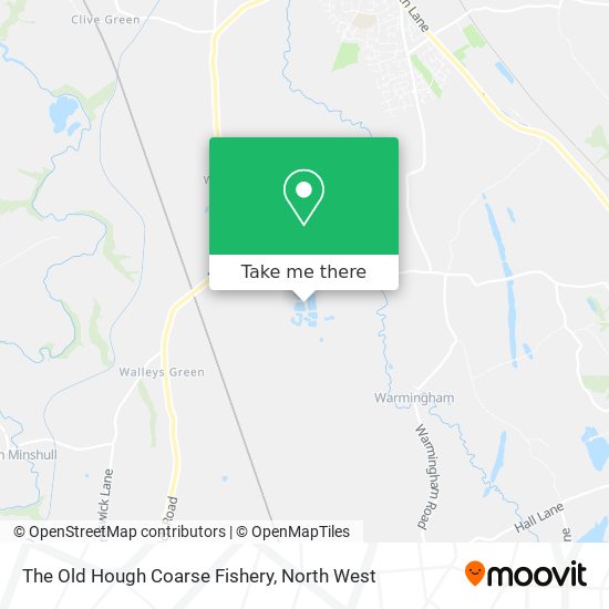 The Old Hough Coarse Fishery map