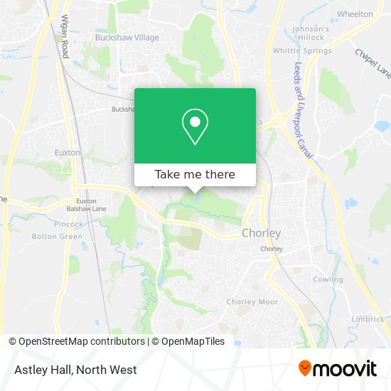 Astley Hall map