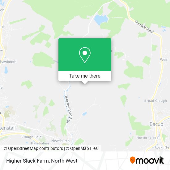 Higher Slack Farm map