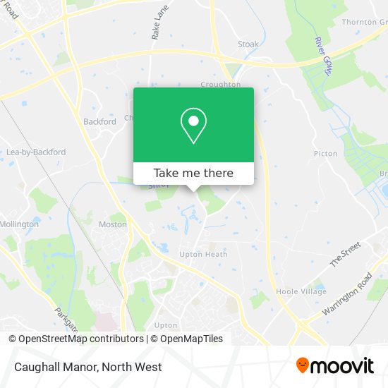 Caughall Manor map