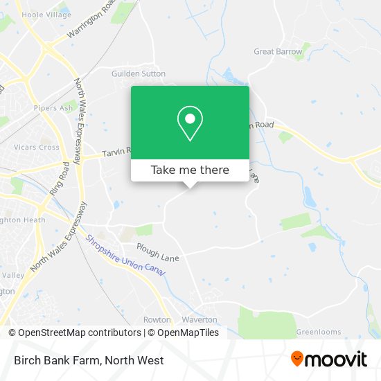 Birch Bank Farm map