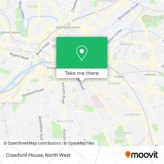 Crawford House map