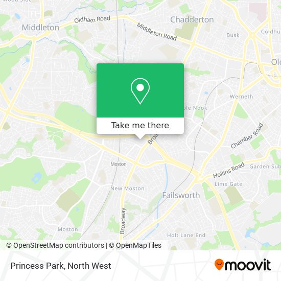 Princess Park map