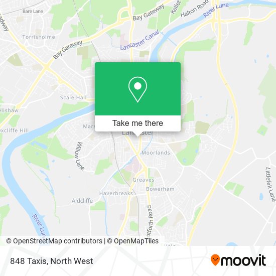 848 Taxis map