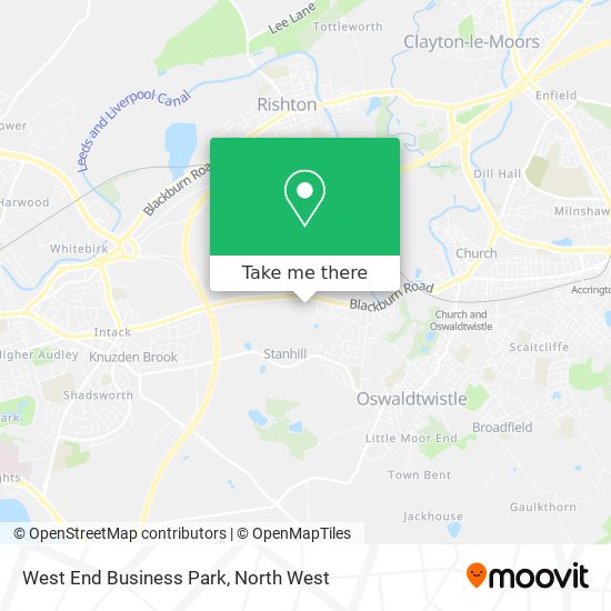 West End Business Park map