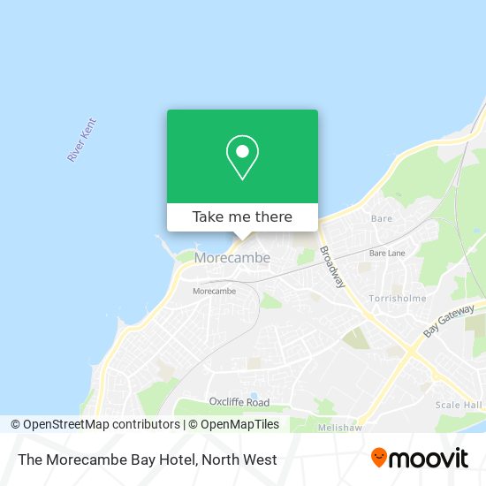 The Morecambe Bay Hotel map