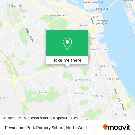 Devonshire Park Primary School map