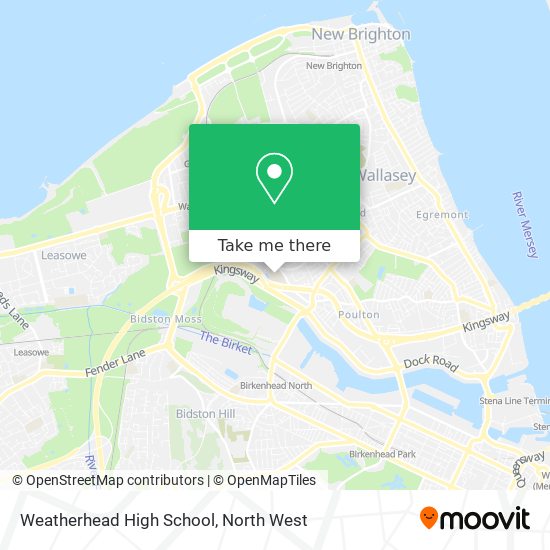 Weatherhead High School map