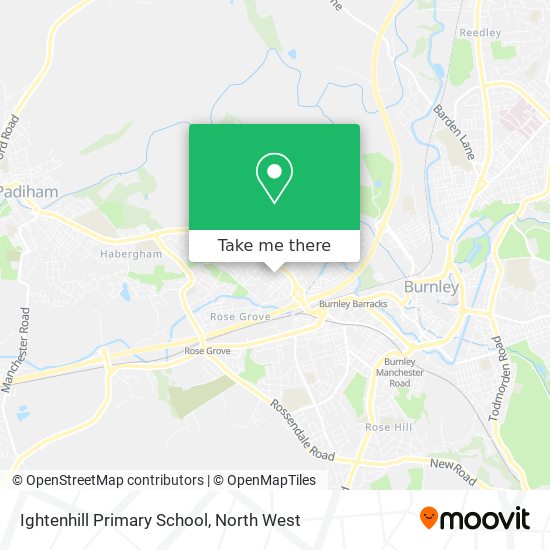 Ightenhill Primary School map