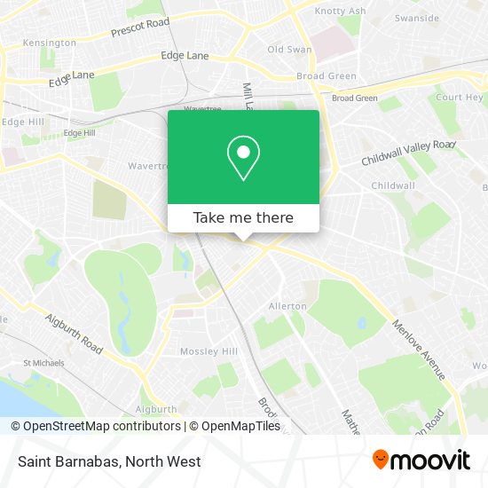 Saint Barnabas map