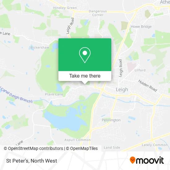 St Peter's map