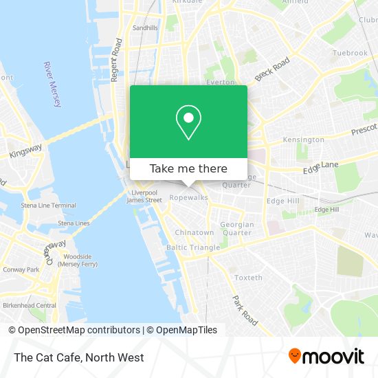 The Cat Cafe map