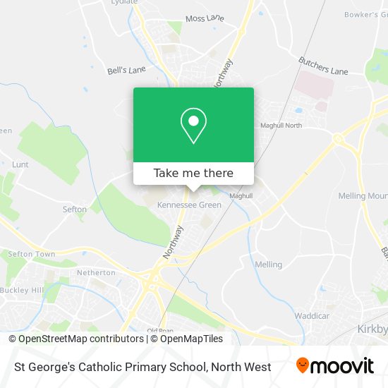 St George's Catholic Primary School map