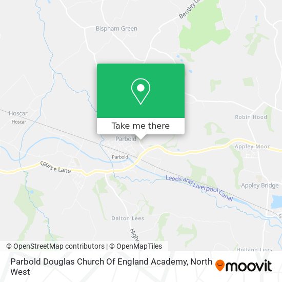 Parbold Douglas Church Of England Academy map