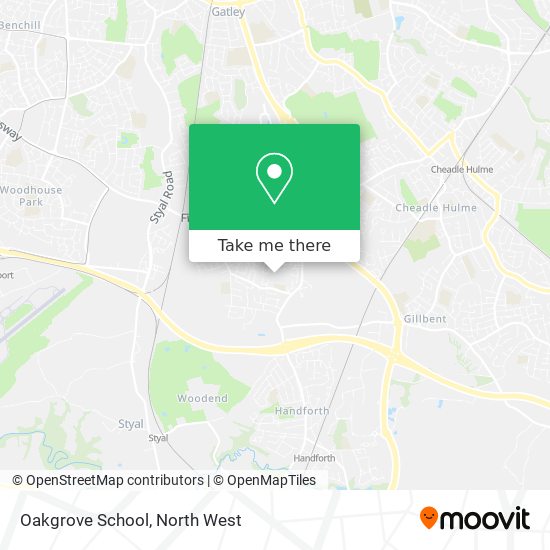 Oakgrove School map