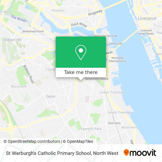 St Werburgh's Catholic Primary School map