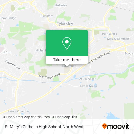 St Mary's Catholic High School map