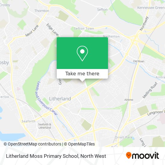 Litherland Moss Primary School map