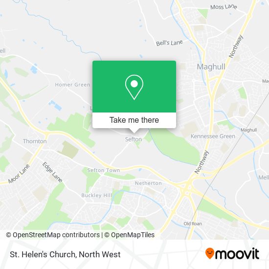 St. Helen's Church map