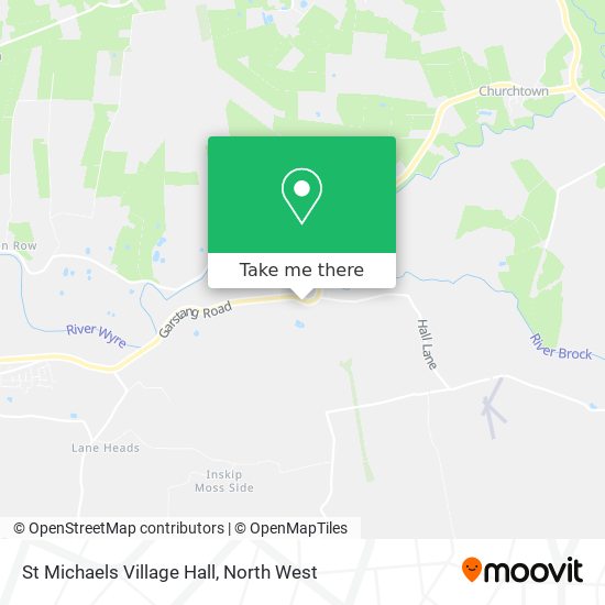 St Michaels Village Hall map