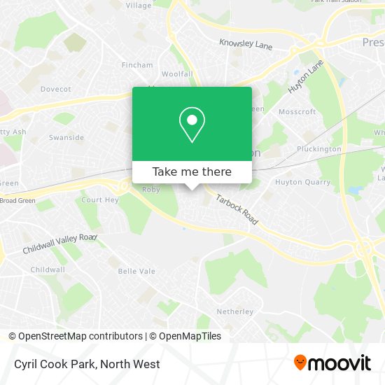 Cyril Cook Park map