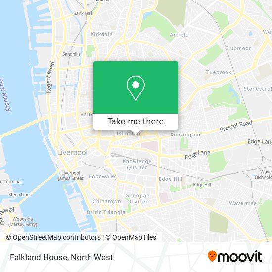 Falkland House map
