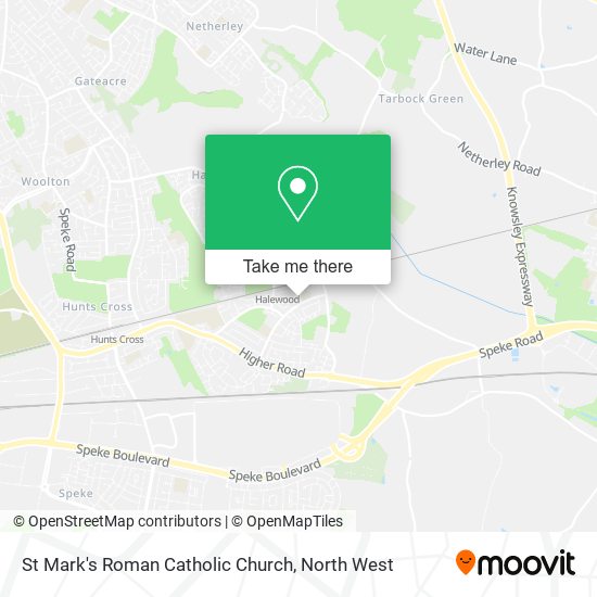 St Mark's Roman Catholic Church map