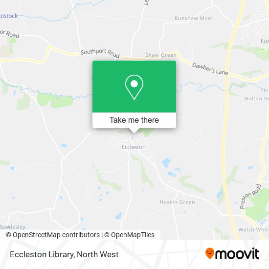 Eccleston Library map