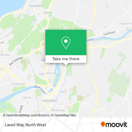 Lansil Way map