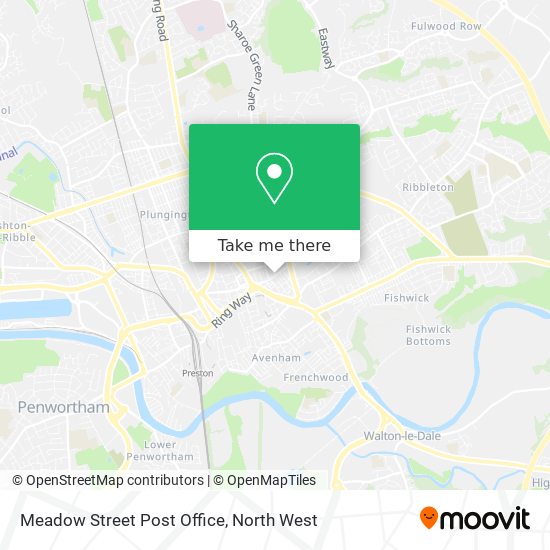 Meadow Street Post Office map