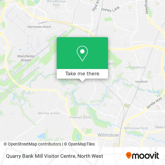Quarry Bank Mill Visitor Centre map