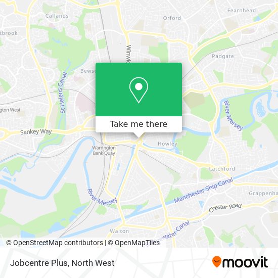 Jobcentre Plus map