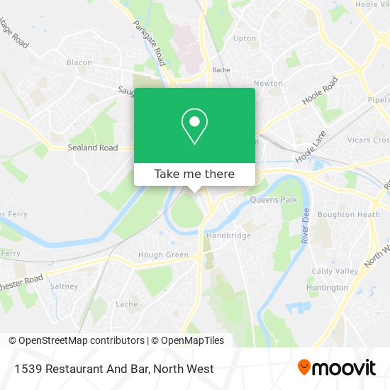 1539 Restaurant And Bar map