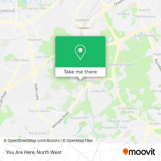 You Are Here map
