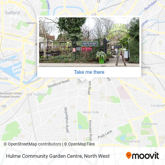 Hulme Community Garden Centre map