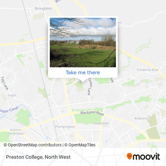 Preston College map