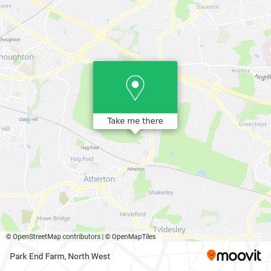 Park End Farm map