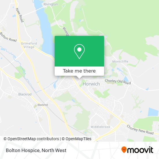 Bolton Hospice map