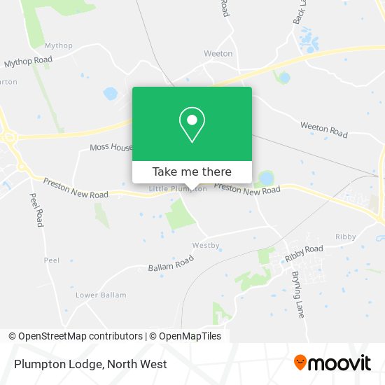 Plumpton Lodge map