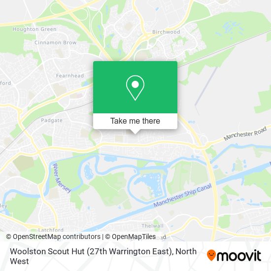 Woolston Scout Hut (27th Warrington East) map