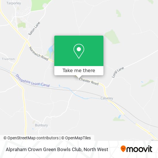 Alpraham Crown Green Bowls Club map