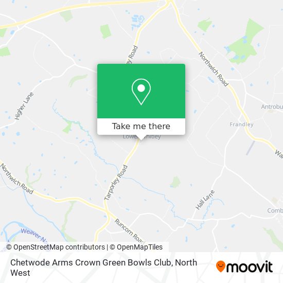 Chetwode Arms Crown Green Bowls Club map