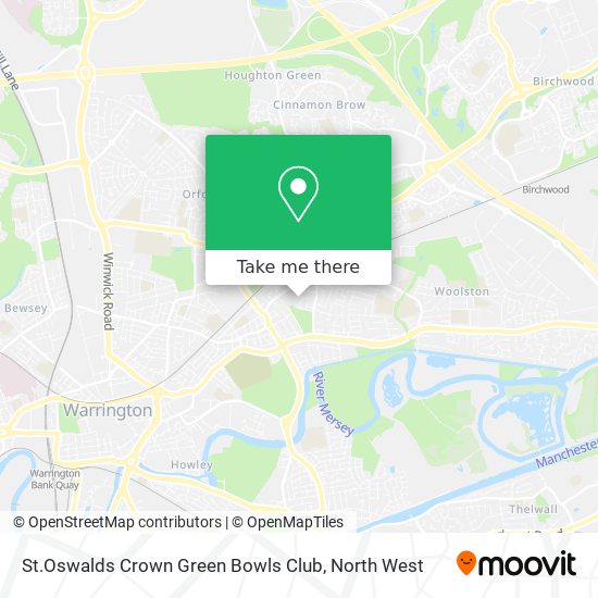 St.Oswalds Crown Green Bowls Club map