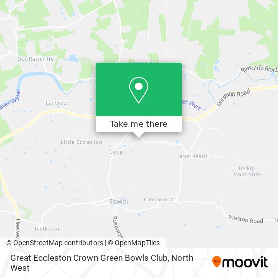 Great Eccleston Crown Green Bowls Club map