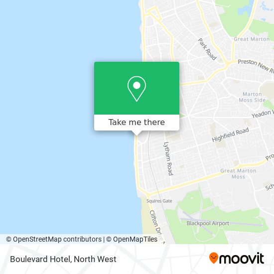 Boulevard Hotel map