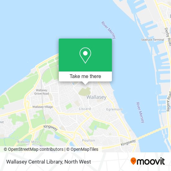 Wallasey Central Library map