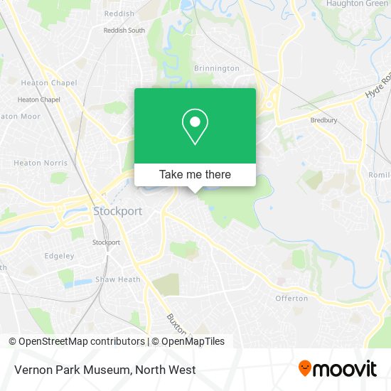 Vernon Park Museum map