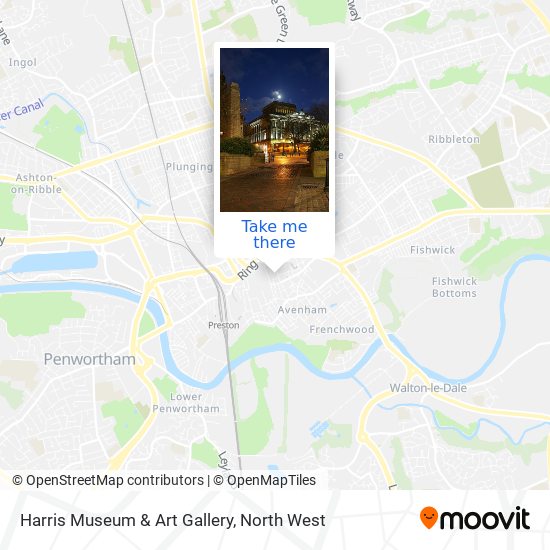 Harris Museum & Art Gallery map