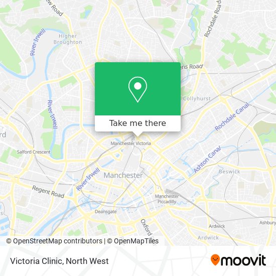 Victoria Clinic map