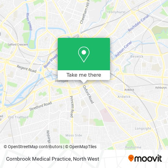 Cornbrook Medical Practice map